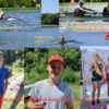 Foto collage: de vier winnaars van het weekend Timme, Ruben, Emma en Milou. (diverse fotografen)